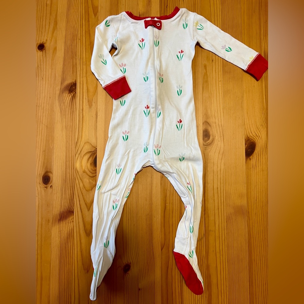 TBBC tulip pajamas, 18-24m